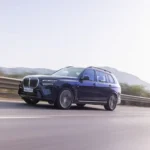 BMW X7 SUV driving on the road showcasing luxury and performance in Bangladesh - BMW X7 Price in Bangladesh - Luxury Meets Performance